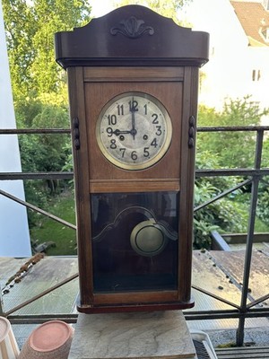 Wanduhr Regulator ''Gustav Becker Silesia'' Jugendstil Pendeluhr