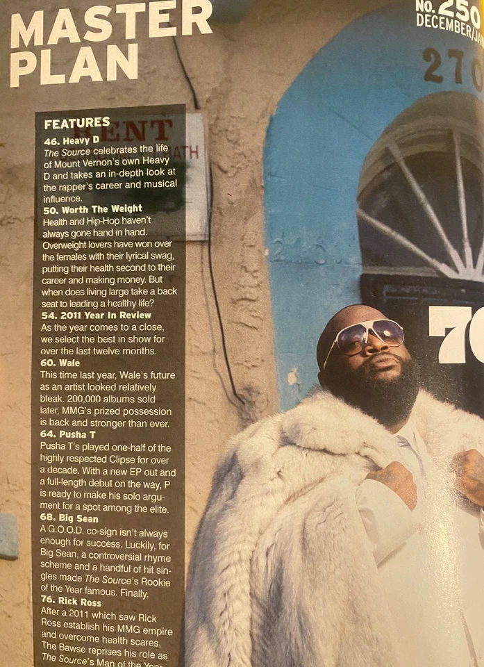 BIG SEAN source RICK ROSS 250th issue HEAVY D wale JEEZY amir khan NICKI MINAJ - Image 2 of 4