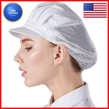 Nanxson 3Pcs Chef Hat Kitchen Cooking Chef Cap Food Service Hair Nets Cf9033