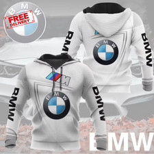 2025 BMW 3D-gedruckte Outdoor Motorradfahren Unisex Sport Langarm Hoodies