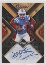 2022 Wild Card Mania Triangle Scribbles Gold Lazers /4 Jerrion Ealy Auto 2b7