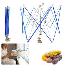 360 Yarn Swift Umbrella Adjustable Yarn Holder Knitting Crochet Foldable Clamp