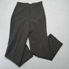 Vintage Giorgio Armani Women  s Dress Pants Straight Leg Black Wool Italy Size 46