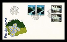Dr Jim Stamps Norway 1977 Europa Landscapes 2v Pairs First Day Cover