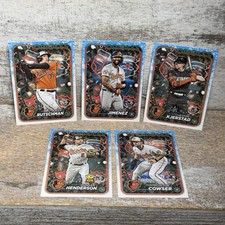 2024 Topps Holiday Baltimore Orioles Team Lot - 5 Cards Heston Kjerstad RC New