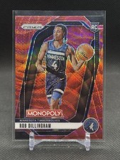 2024 Prizm Monopoly #90 Rob Dillingham Red Wave Prizm