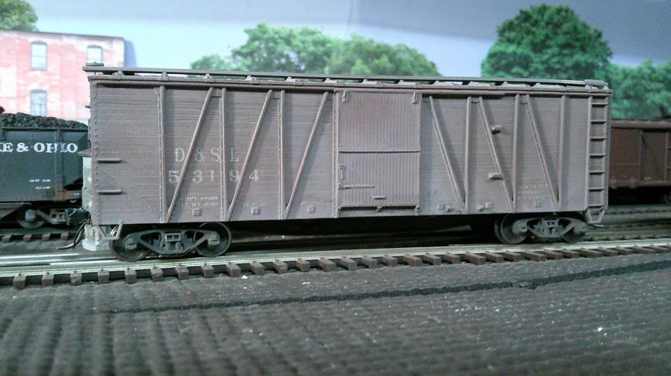 Coche de carga clon escala HO Denver & St. Lake RR 40' USRA ¡PERSONALIZADO! Foto 4 de 4