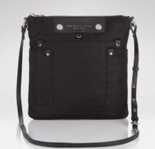 MARC BY MARC JACOBS Crossbody Bag Preppy Sia Lightweight Black Nylon Purse $225