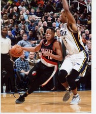 -Tim Frazier- Signed/Autograph/Auto 8x10 Basketball NBA Photo Blazers