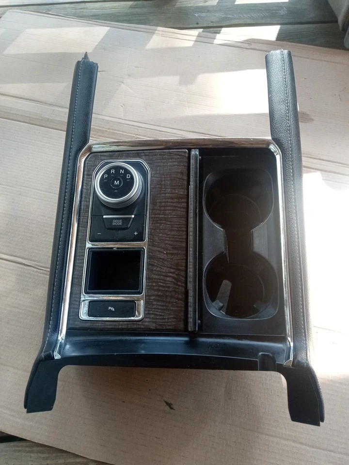 2018-2021 FORD EXPEDITION CENTER CONSOLE CUPHOLDER SHIFTER BEZEL TRIM Black 2 Foto 2 de 4