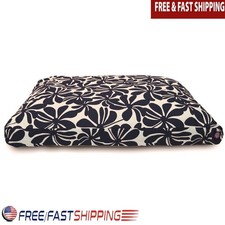 Rectangle Dog Bed Washable Non Slip Comfy Pet Crate Bed W/ Removable Cover New