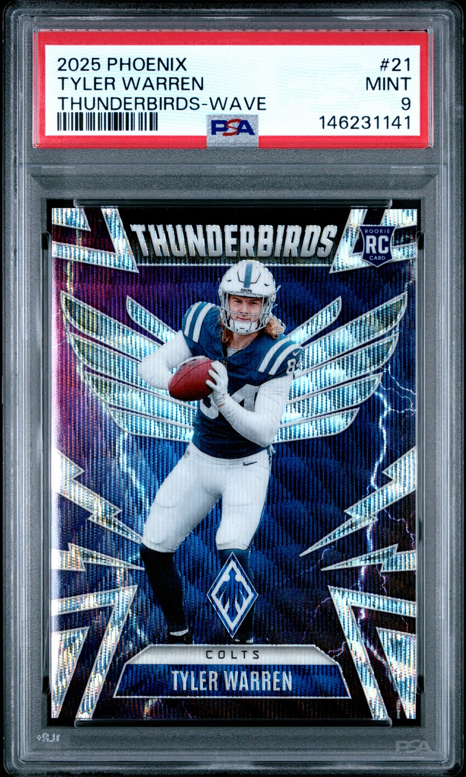 Tyler Warren Panini Phoenix Thunderbirds #21 Wave