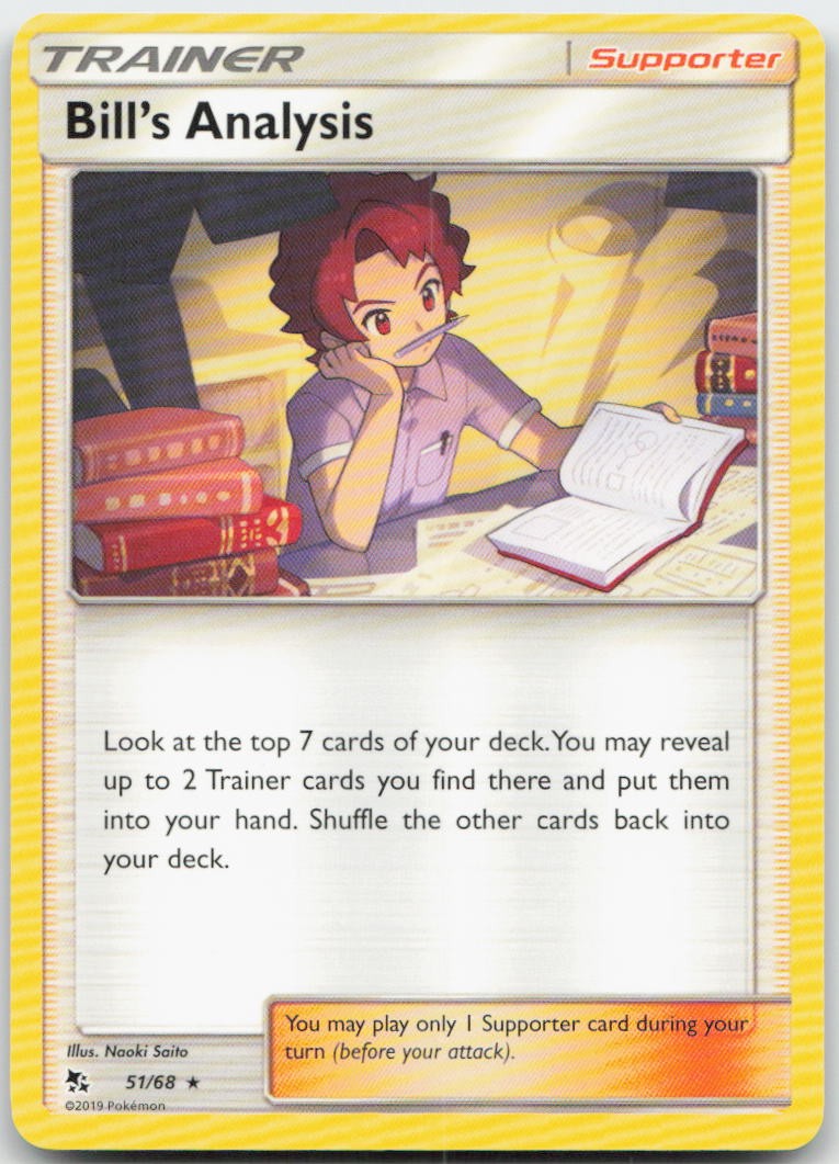 Pokemon : Bill's Analysis Hidden Fates 51/68 : R