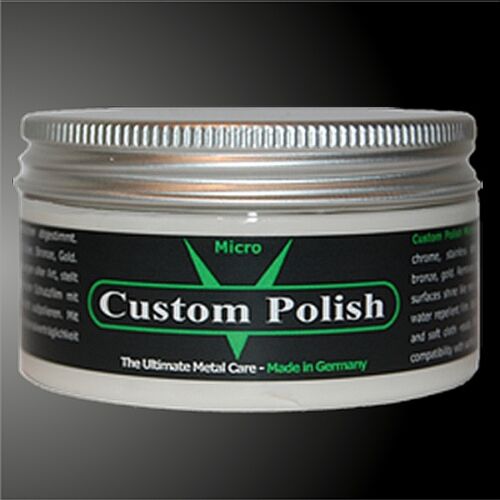 CUSTOM POLISH MICRO 120 g polissage chrome chrome aluminium acier inoxydable polissage entretien  - Photo 1/1