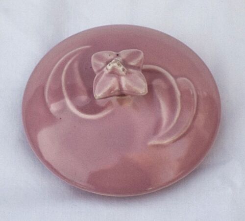 Winfield Pottery - PASSION FLOWER - TEAPOT with PINK LID - Picture 9 of 10