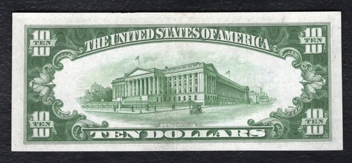 FR 2309 1934-A $10 TEN DOLLARS “NORTH AFRICA” SILVER CERTIFICATE GEM UNC - Picture 2 of 2
