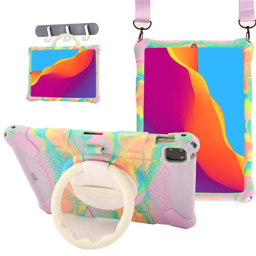 For iPad Air 10.9" 2022 Pro 11" Shockproof Silicone Case Kids Strap Stand Cover - Picture 25 of 64
