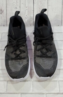 Nike Metcon Flyknit 3 Running Sneakers Black-Silver AR5623  display picture 3