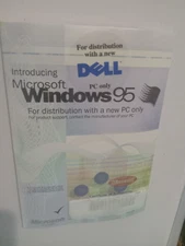New Windows 95 SEALED KIT DOC/DSK W95 SUM REL CD ENG Certificate of Authenticity
