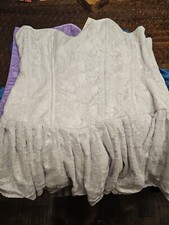 White, Purple Plus Size Corsets
