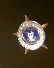 Vintage Sterling Silver 1926 Expert Typist Pin. Made in USA
