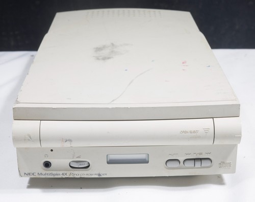 Vintage NEC MultiSpin 4x Pro CDR-900 CD-ROM Laufwerk SCSI Caddy