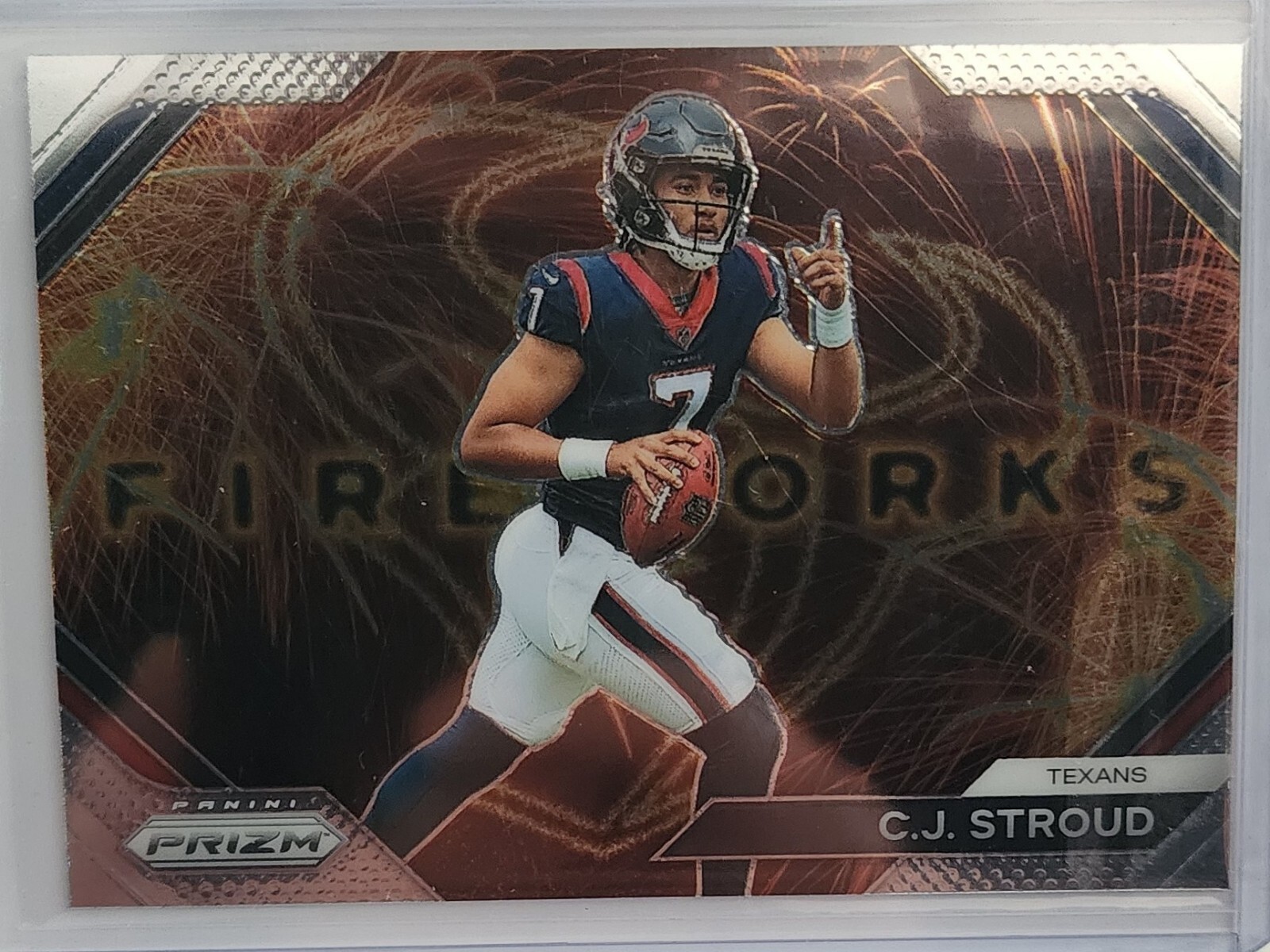 2023 Panini Prizm Football - C.J. Stroud RC Fireworks #F-10 Houston Texans