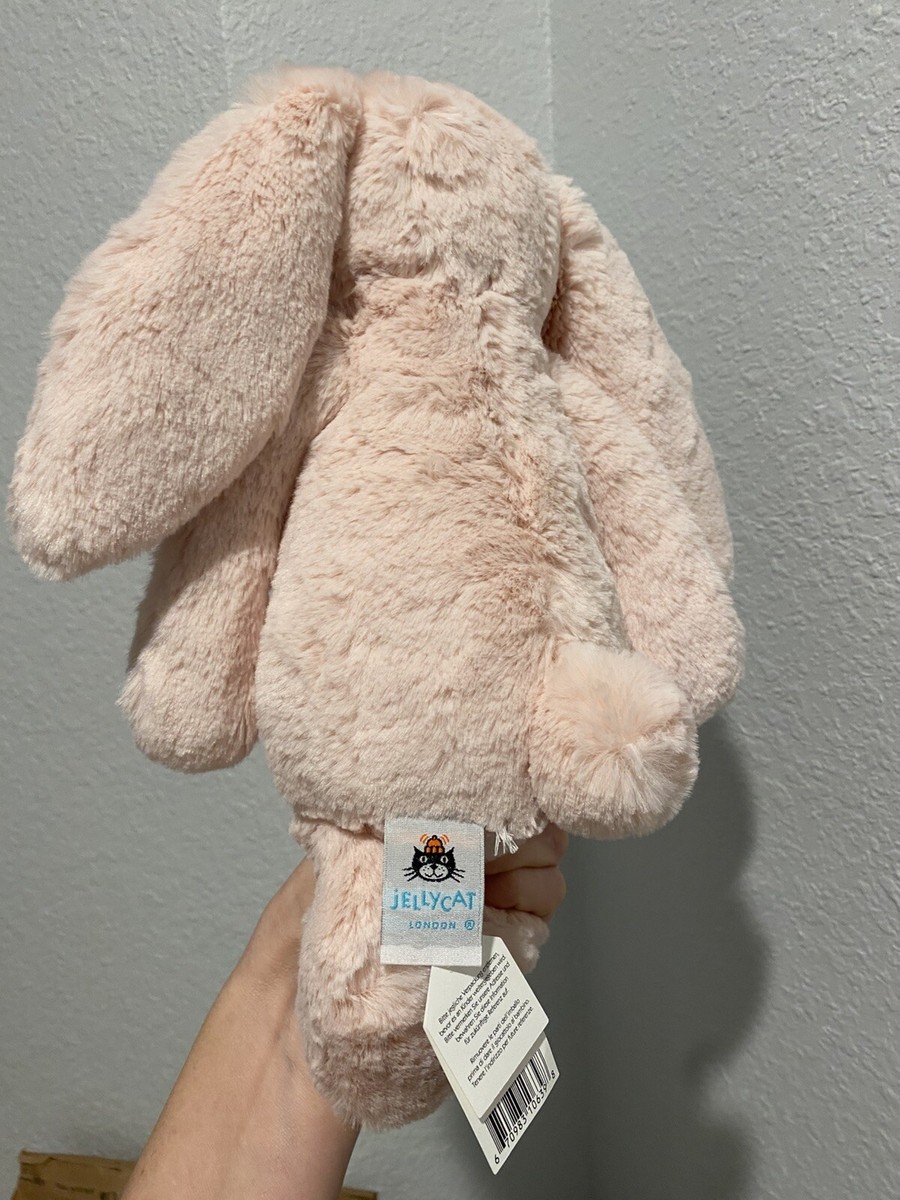 Jellycat Medium BASHFUL BLUSH BUNNY ✨ Soft Baby Plush Toy