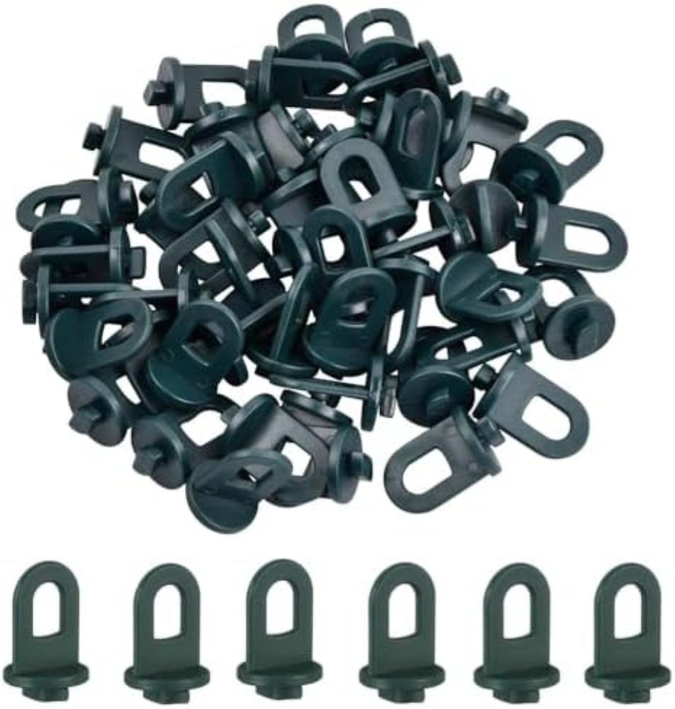 Clip di Fissaggio per Serre, Set di 50 Giardino Piante Clips, Utilizzato per Vas