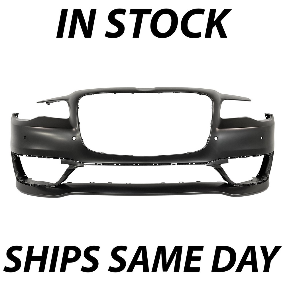2017-2023 Chrysler 300 S Primered Front Bumper Cover with Park Assist