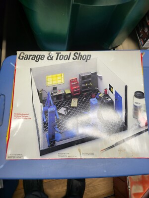 Testors Modelling Tools Testors 1/24 Garage & Tool Shop Plastic Model Kit 430 NIOB 1988 | eBay