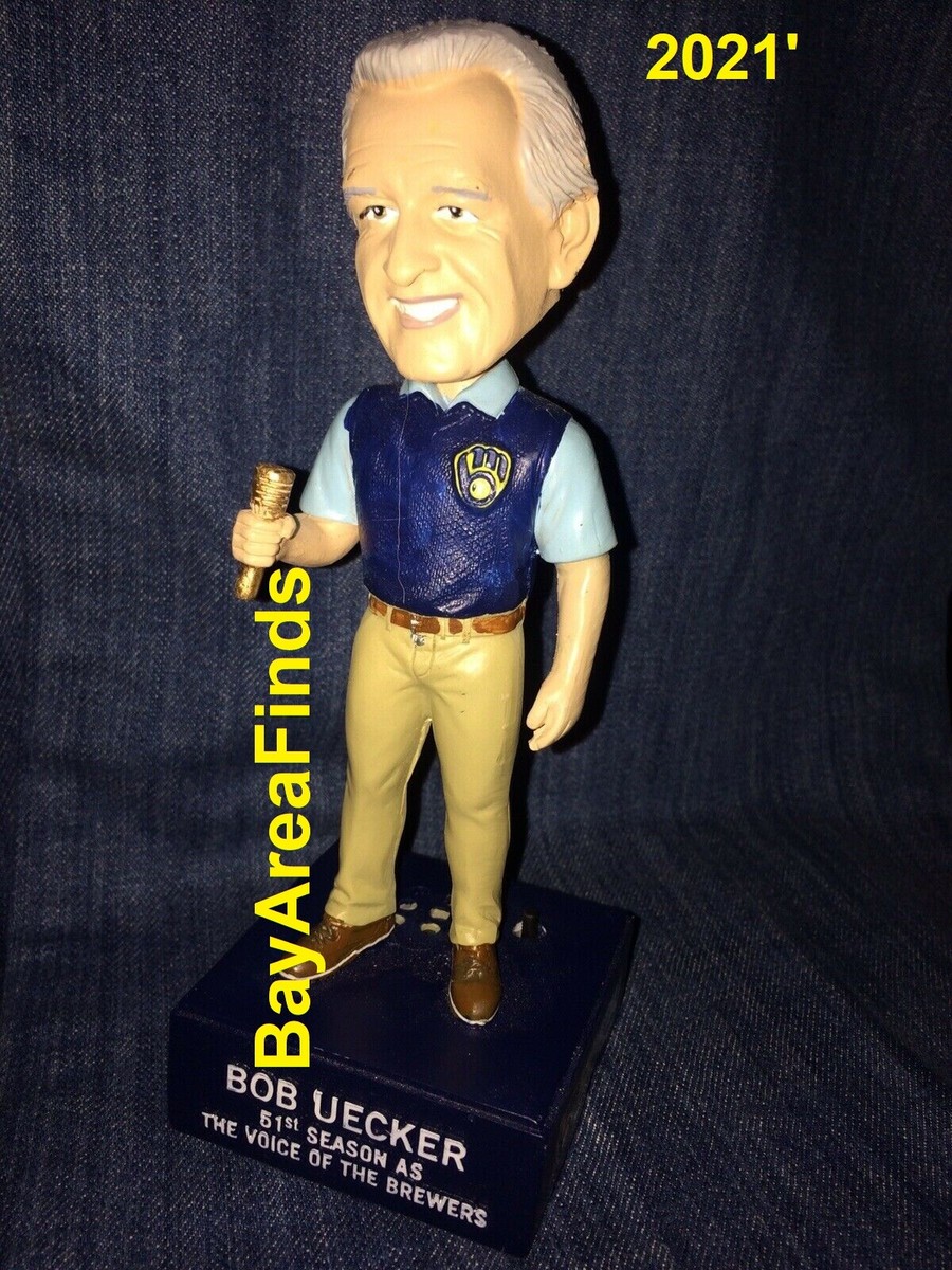 Milwaukee Brewers Bob Uecker 50th Season Talking Bobblehead