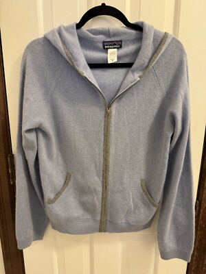Patagonia Women's Size Medium 100% Cashmere Full Zip Sweater