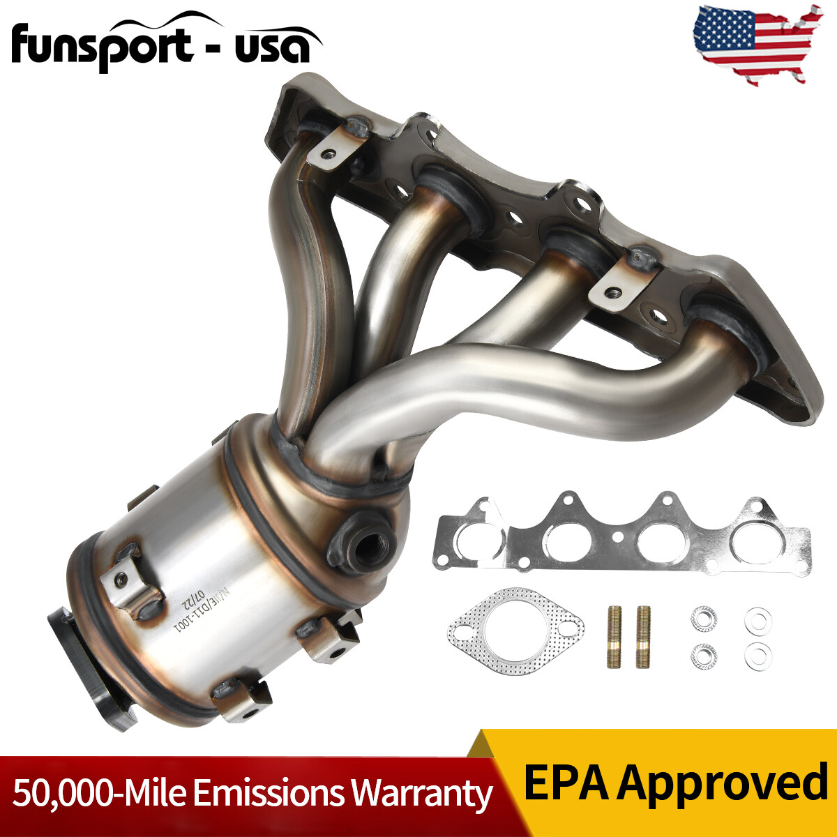 Exhaust Manifold Catalytic Converter For 20122017 Hyundai Accent