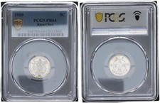 Kolonien Kiautschou 5 Cent 1909  PCGS PR64 - Polierte Platte  105476
