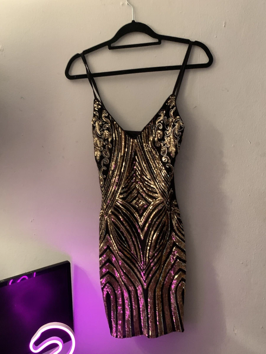 Quiz Gold Dresses for Women for sale | eBay