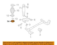 GM OEM 2008 Astra Rear Suspension Suspension Components-Plug 24441493