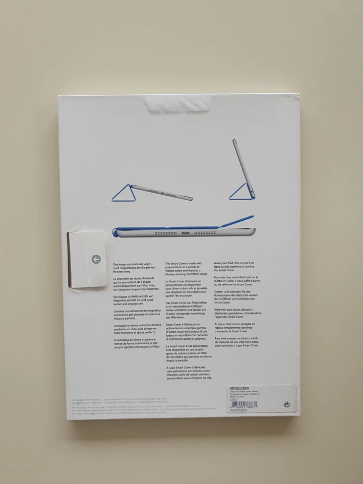 iPad Mini Smart Cover | Gialla Yellow | Originale Apple | MF063ZM/A | - Immagine 2 di 4