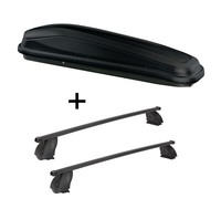 Dachbox Jueasy300L+DachträGer K1M FüR FüR Fiat Multipla I 5TüRer 98-03
