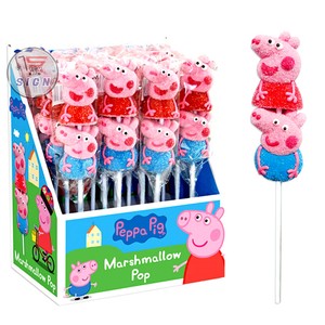 Peppa pig marshmallow lolly * 20g #2 (5011053021732)