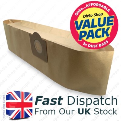 3x ROWENTA Vacuum Cleaner Bags ZR-81 TYPE - Bully, Collecto, RB14, RB50, RB50.1