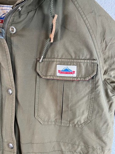 Giacca Penfield donna grande verde 60/40 montagna parka tela flanella foderata escursione - Foto 3 di 12