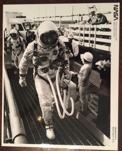 NASA Gemini VI Wally Schirra Tom Stafford 6 1965 8x10 B&W Photo 65-H-1987 Purple