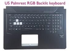 US Palmrest 8PIN RGB Backlit keyboard for ASUS FX705G FX705GM FX705D FX705DD