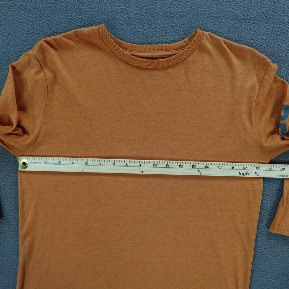 Lucky Brand футболка размер XL (18/20 подростков оранжевый длинным рукавом ворота - Изображение 4 из 4