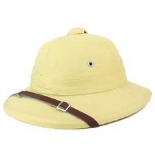 Indian Style Safari Pith Helmet Hat - Free Shipping