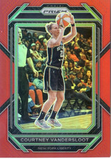 2023 Panini Prizm WNBA Red #/199 NO. 9 Courtney Vandersloot - New York Liberty