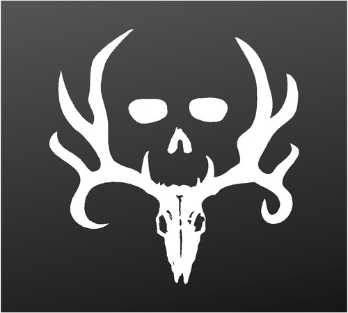 Bone Collector Skull Vinyl Decal Car Truck Window Laptop Hunting Sticker - Picture 5 of 5