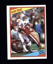 1984 Topps Football #355 FRED DEAN - SAN FRANCISCO 49ers