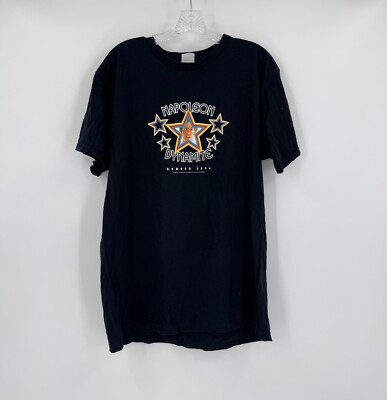 Y2K Napoleon Dynamite Movie Film Promotional Summer 2004 Black T Shirt Sz L